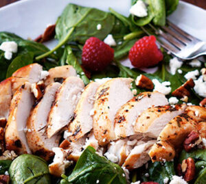Sesame Ginger Spinach Salad