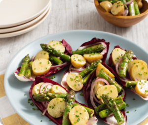 Roasted Asparagus and Potato Salad Cups
