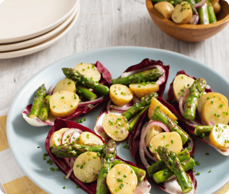 Roasted Asparagus and Potato Salad Cups Newman's Own