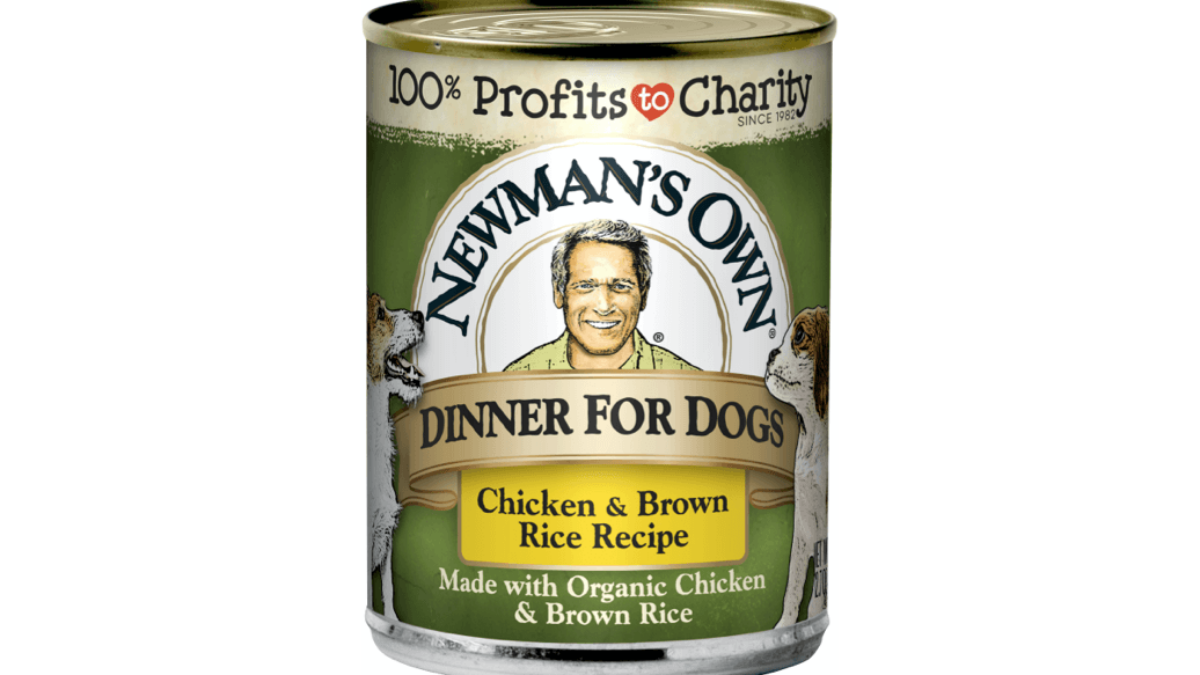 newman's own canned dog food