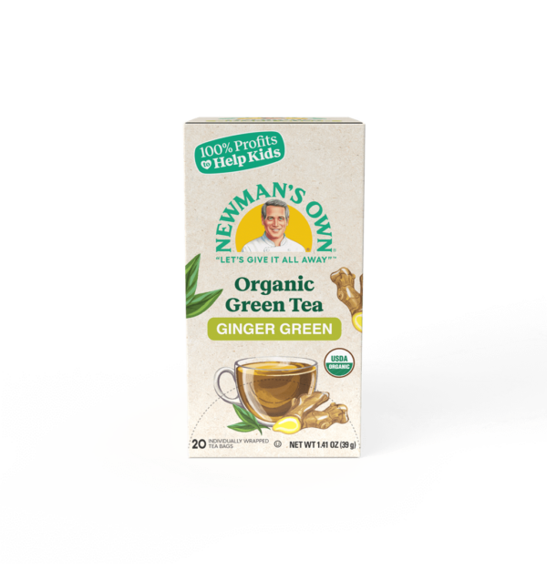 Newman's Own Organic Ginger Green Tea