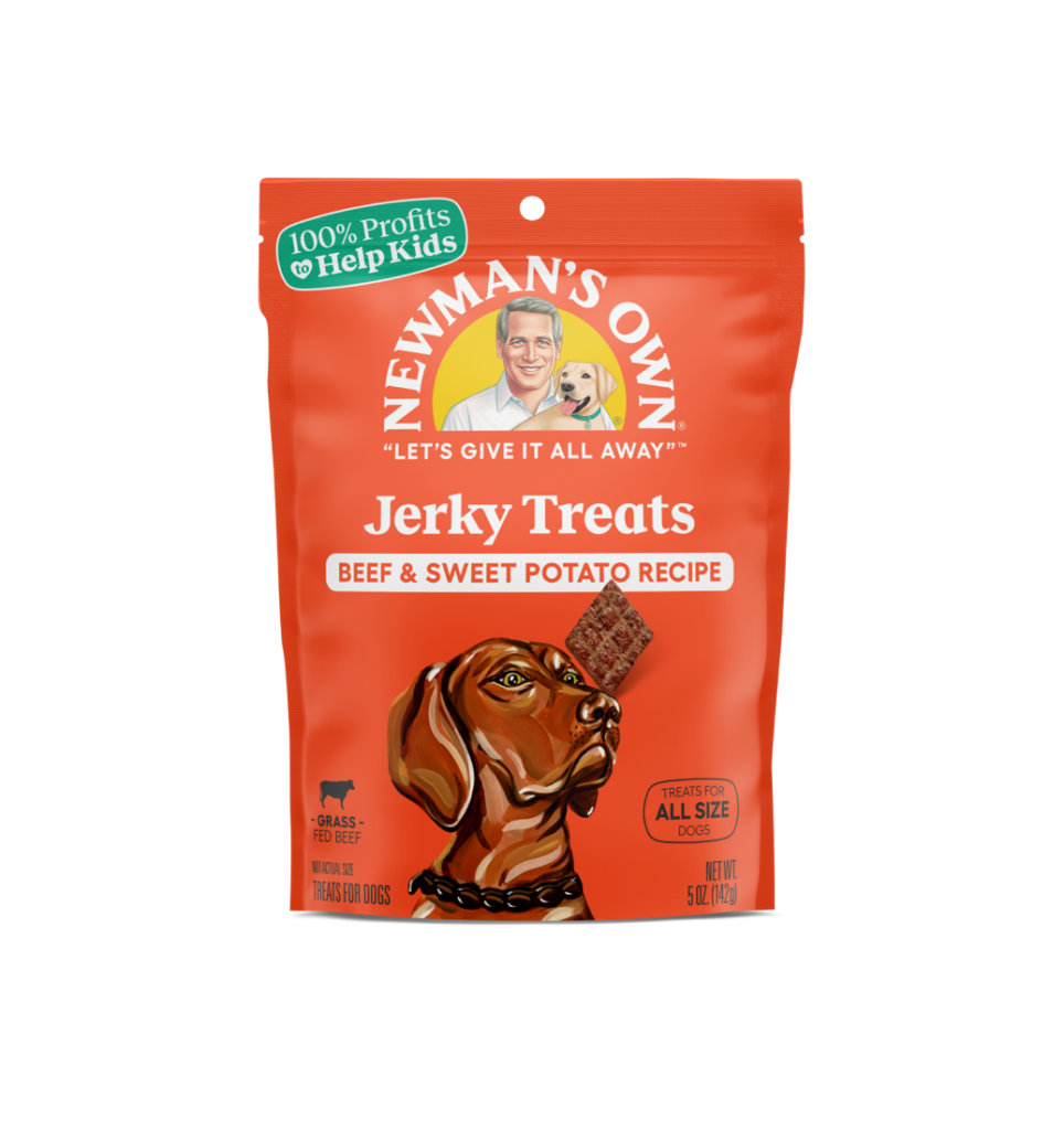 Beef & Sweet Potato Jerky Dog Treats Newman's Own