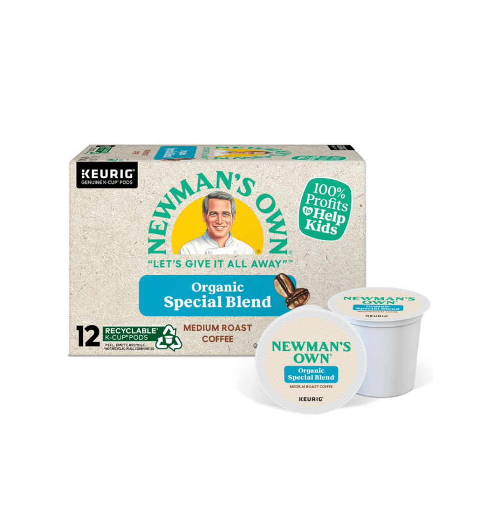 Newman's Own Organics Special Blend Medium Roast Coffee - 120 K-Cup Pods Bulk Pack