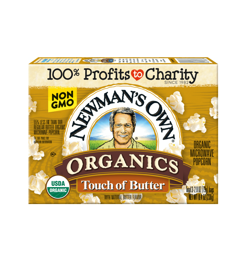 Newman's Own Organics Touch of Butter Microwave Popcorn