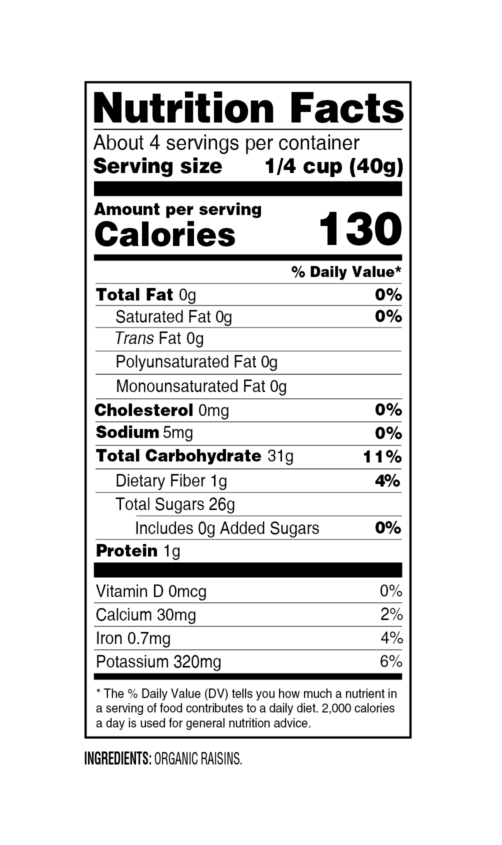 Organic Raisins | Newman's Own
