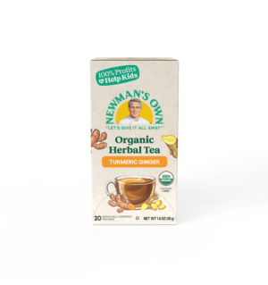 Newman’s Own Organic Turmeric Ginger herbal tea