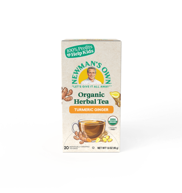 Newman’s Own Organic Turmeric Ginger herbal tea