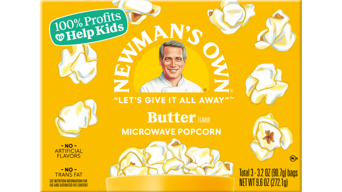 Butter Microwave Popcorn | Newman's Own