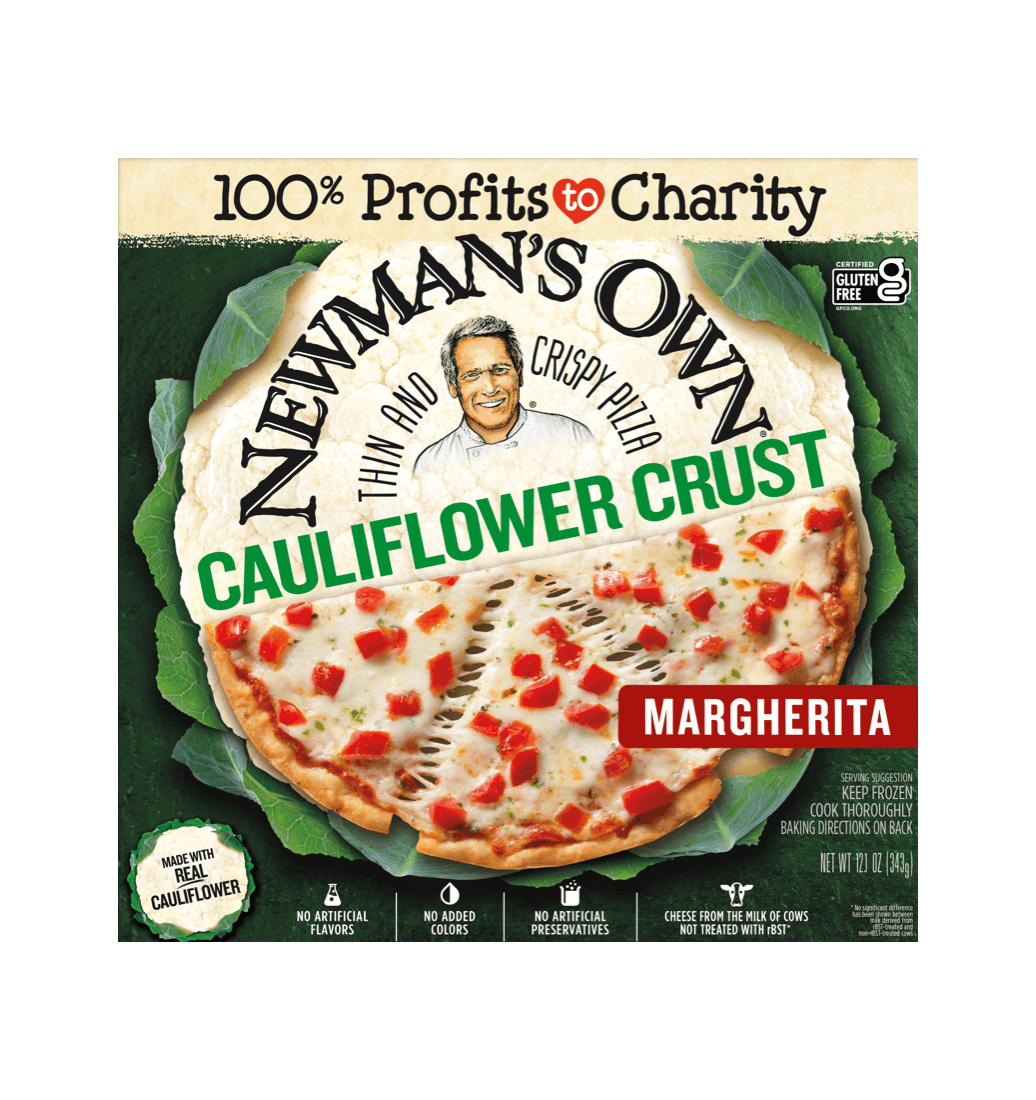 Newman's Own Cauliflower Crust Margherita pizza