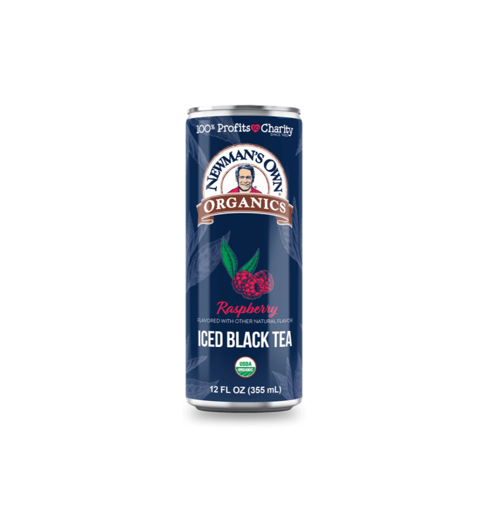 Organic Iced Black Tea, Raspberry Newman's Own
