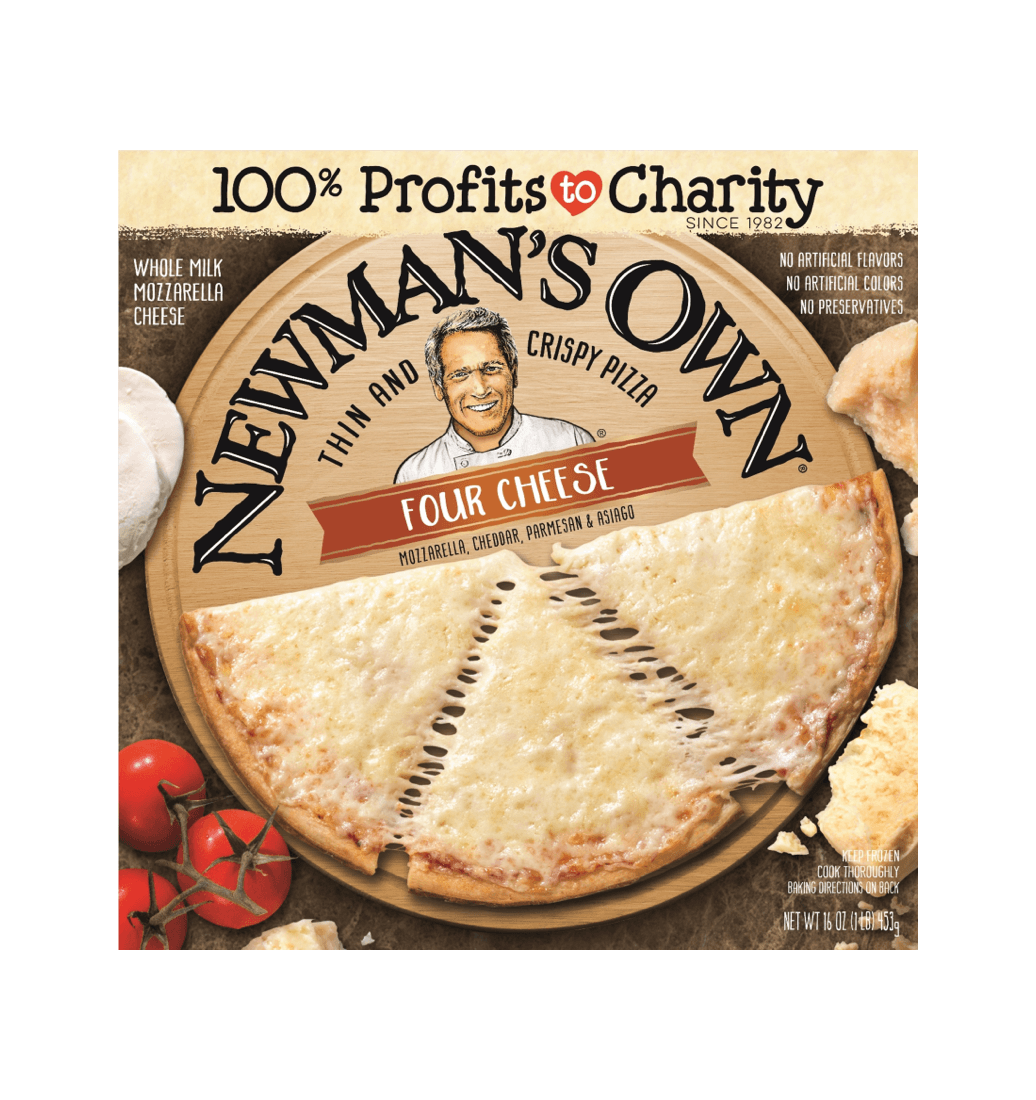Newman's Own Thin & Crispy Four Cheese pizza