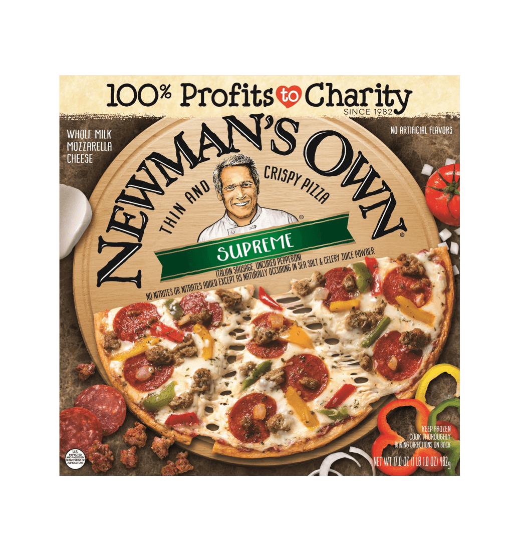 Newman's Own Thin & Crispy Supreme pizza