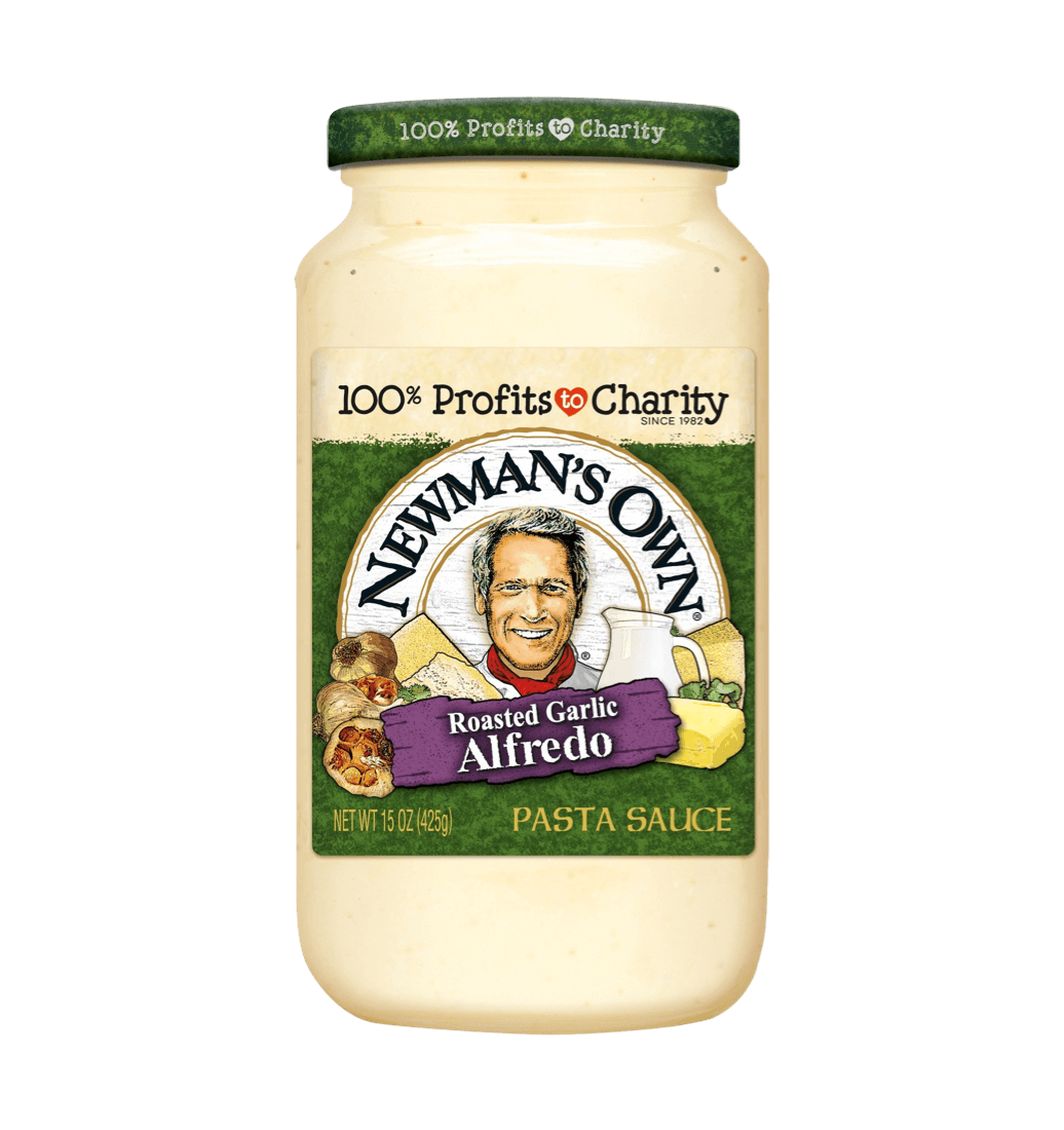 Newman's Own Roasted Garlic Alfredo pasta sauce
