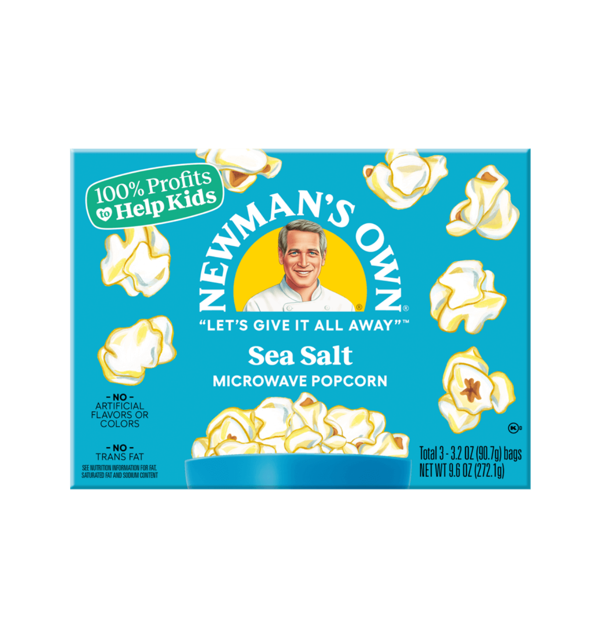 Sea Salt Microwave Popcorn | Newman
