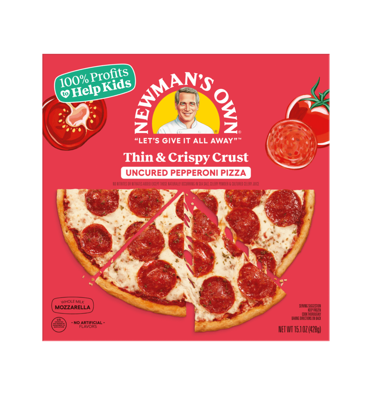 Pepperoni Pizza, Thin & Crispy