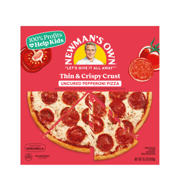 Pizza de pepperoni sin curar
