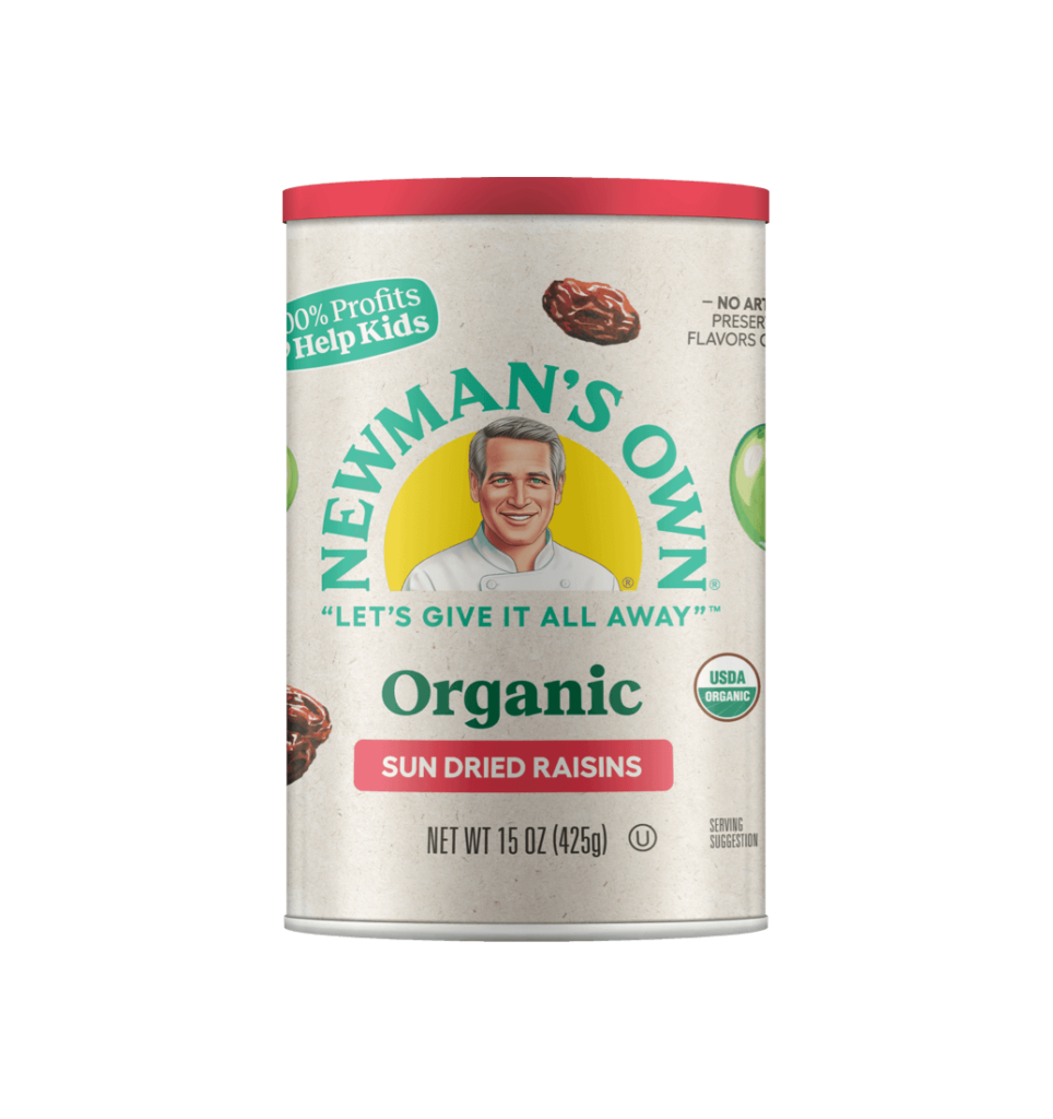 Organic Sun Dried Raisins Can | Newman's Own