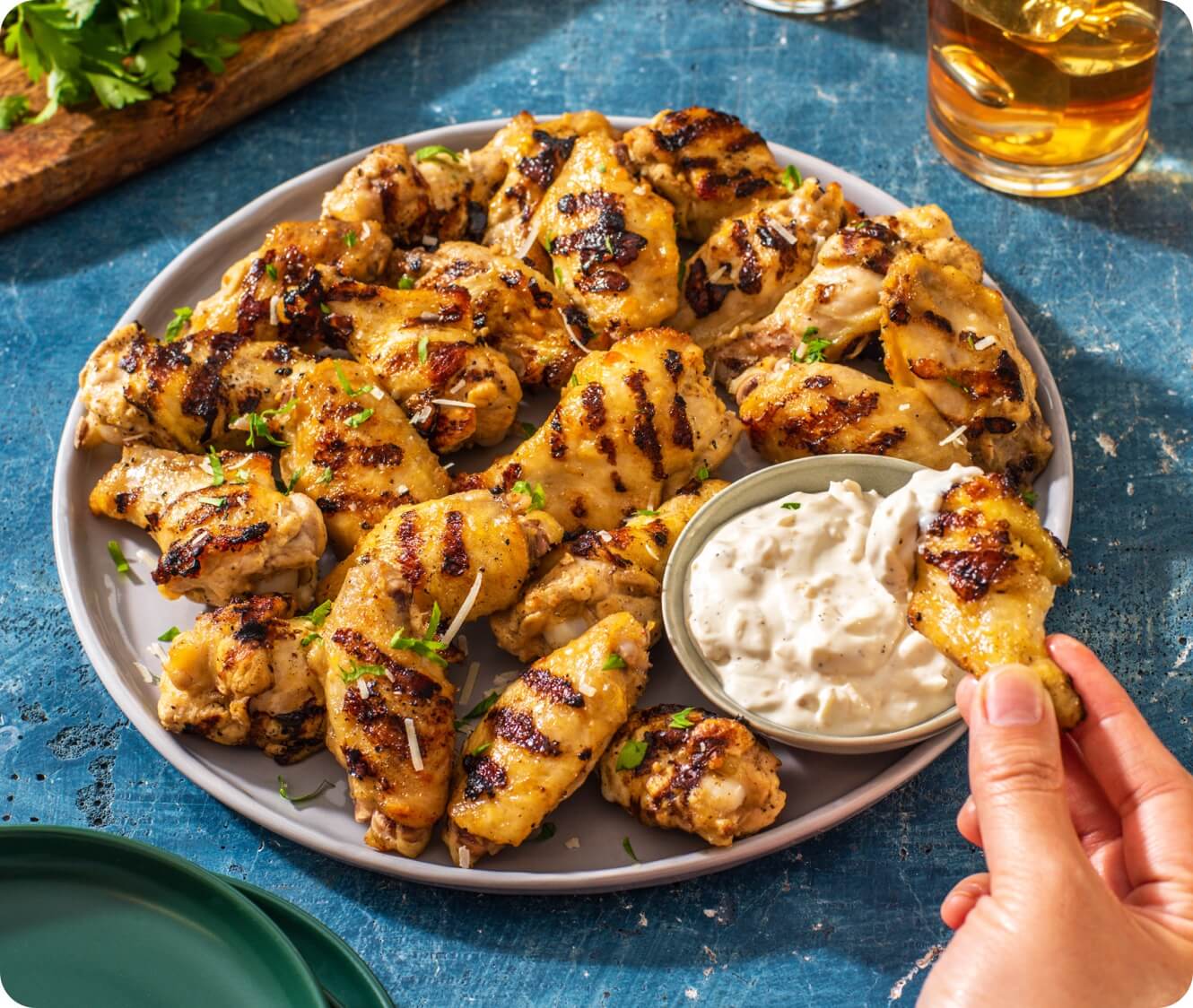 Garlic Parmesan Chicken Wings