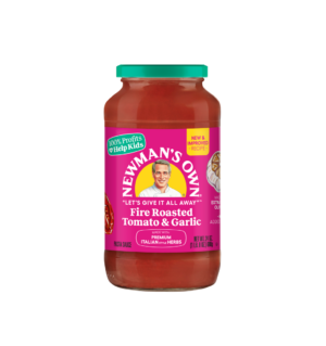 Newman's Own Fire Roasted Tomato & Garlic Pasta Sauce