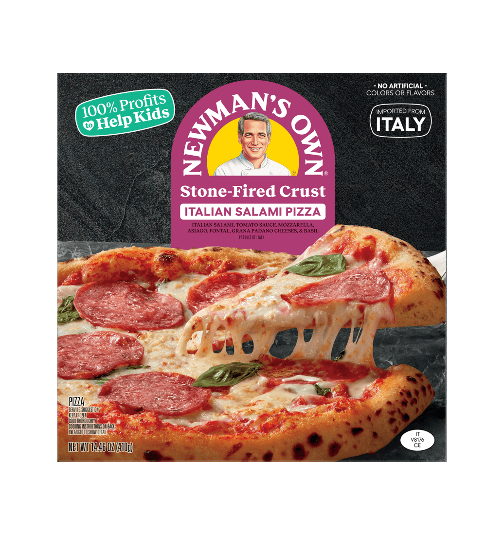 Stone-Fired Crust Pizza Italian Salami Pizza