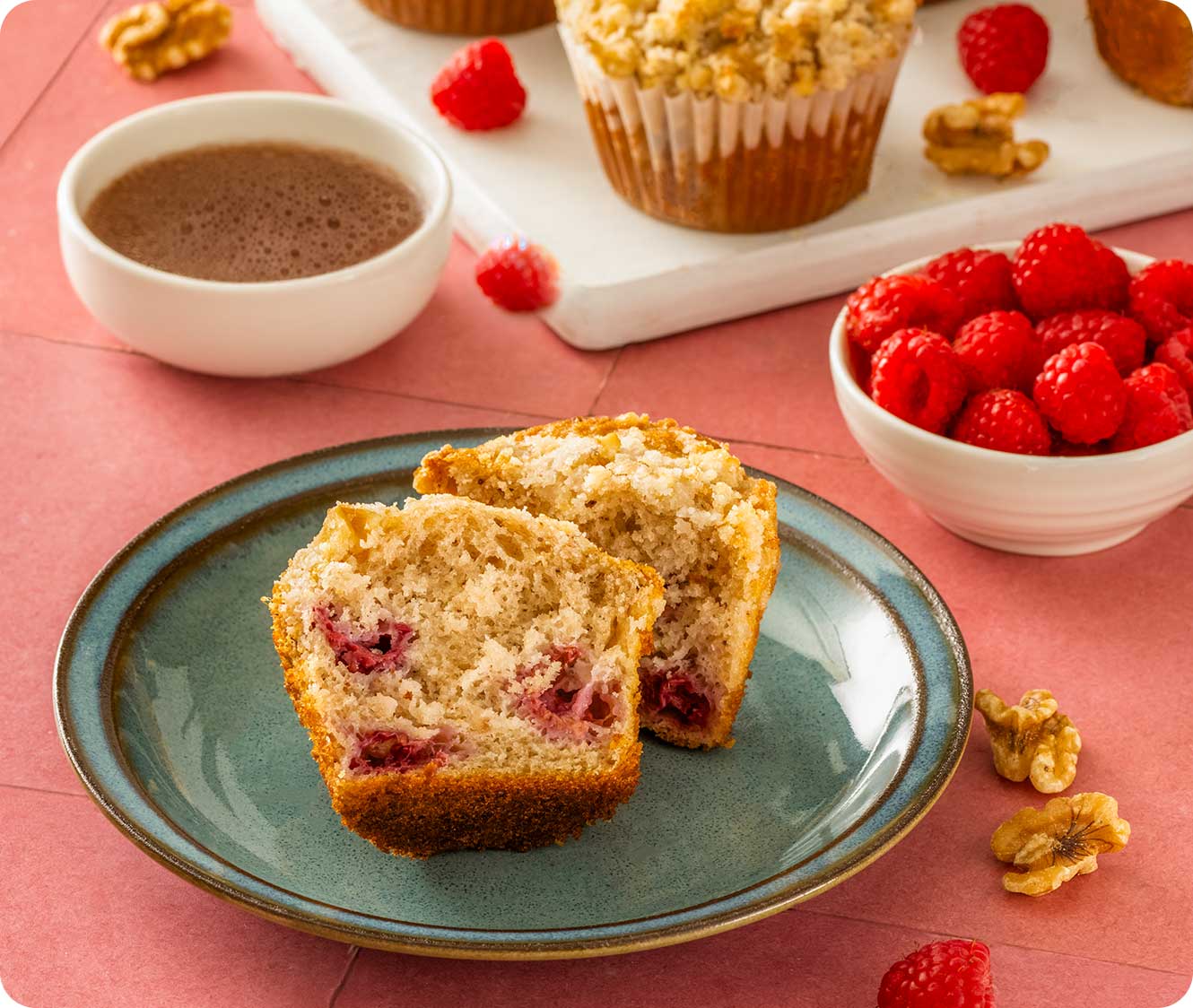 Raspberry Streusel Muffins