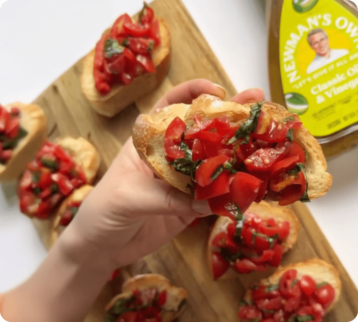 Bite-size-bruschetta