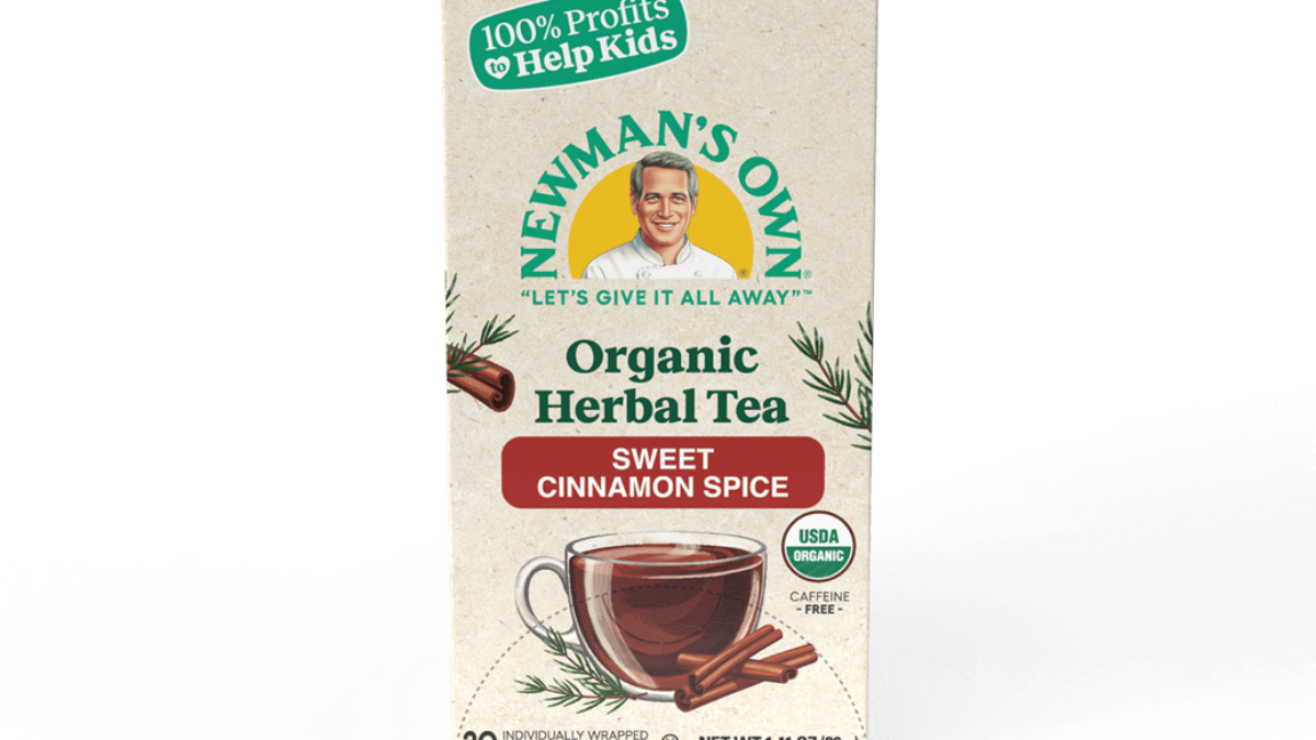 Organic Sweet Cinnamon Herbal Tea | Newman's Own