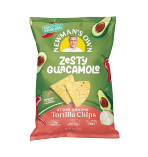 Newman's Own Zesty Guacamole Tortilla Chips