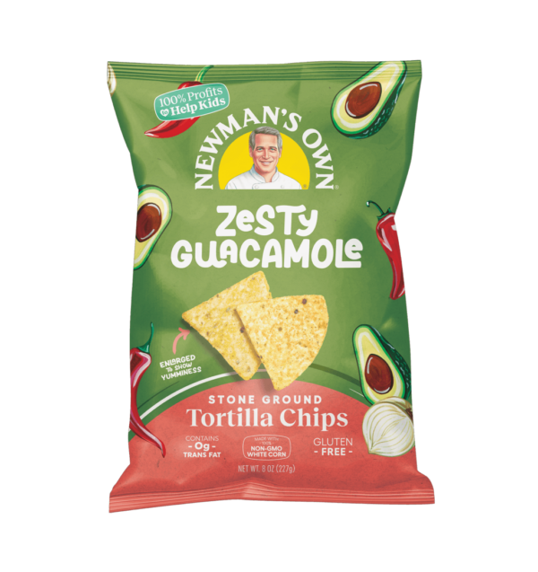 Newman's Own Zesty Guacamole Tortilla Chips