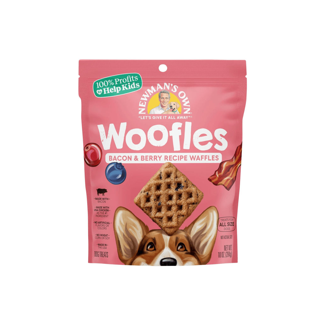Woofles Bacon & Berry Recipe Waffles | Newman's Own